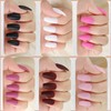 Ballerina Nail Tips, MAGIC ARMOR Pack of 120 Artificial Nails