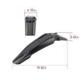 ABCERRSI Sur Ron Front Fender,Motorcycle Rear Fender with Sur Ron X S X160 X260 Electric Dirt Bike