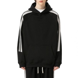 Unisex Oversized Hoodies Long Sleeve Cotton Sweatshirts Pullover Pullover Fall Outfits XX-Large Black