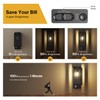 Denfeic Motion Sensor Outdoor Wall Lights, Dusk to Dawn Outdoor
