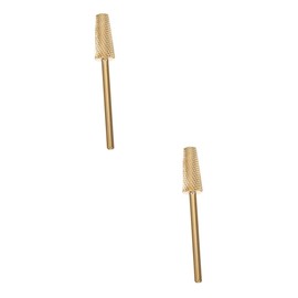 FRCOLOR 2pcs Nail Drill Bit Tungsten Polishing for Manicure Multi-purpose Grinding Tool for Nails and More Lightweight Design for Easy Dead Skin Removal