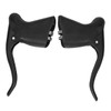 Kisangel 1pair Aluminum Alloy Bike Brake Levers for Bent Handlebars