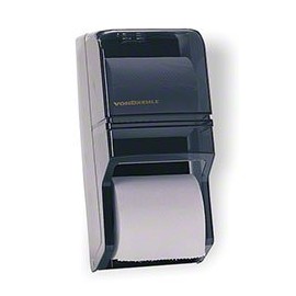 Von Drehle Twin Standard Bath Tissue Dispenser - Black