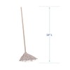 Boardwalk 120C Deck Mop, 54" Wooden Handle, 20oz Cotton Fiber