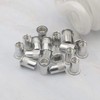 Pxyelec 100pcs M8 Flat Head Aluminium Rivet Nut Blind Insert