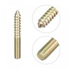 sourcing map Hanger Bolts Double Thread Woodworking Screw Connector M5