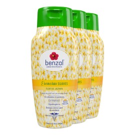 Jabón Íntimo Benzal Wash Flor De Jazmín 3 Pack