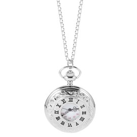 UKCOCO Pocket Watch Decorative Chain Watch Necklace Watch Choker Necklace for Women Watch Chain Pendant Men Watches Pendant Watch Travel Necklace Mechanical Watch Hollow Metal