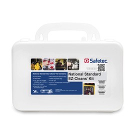 Safetec National Standard EZ-Cleans Kit (Hard case) Body Fluid Spill Kit (12 Kits/case)