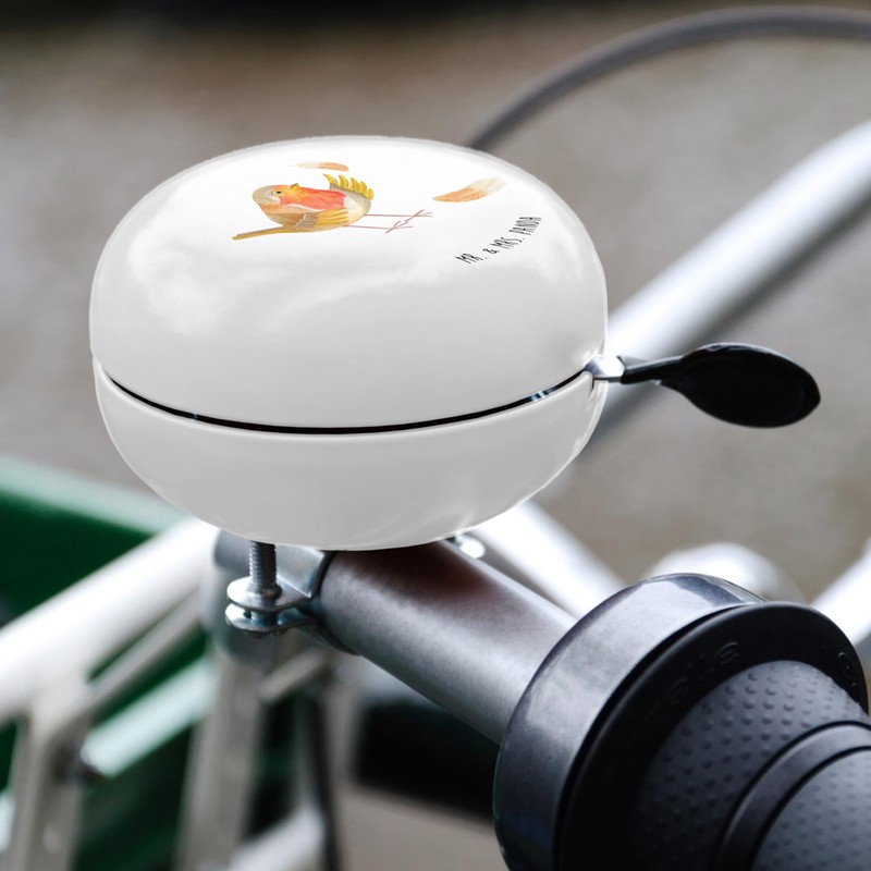 Mr. & Mrs. Panda XL Bicycle Bell Robin Feathers -