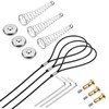 3 Sets Gate Latch Cable Pull, Black Gate Latch Pull