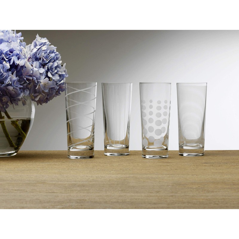 Mikasa Cheers Highball Glass, 19.75-Ounce, Set of 4
