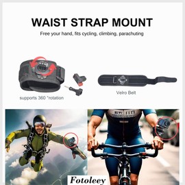 Accessory Kit for DJI Osmo Action: Camera Chest Strap, Camera Head Mount, Camera Wrist Mount, Camera Backpack Clip Mount , J-Type Quick-Release Mount, Compatible with DJI Osmo Action 5 Pro, Action 4