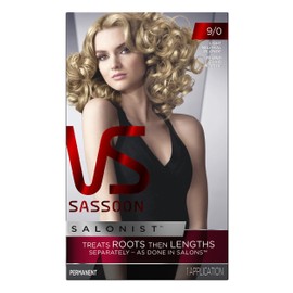 Vidal Sassoon Salonist Hair Colour Permanent Color Kit, 9/0 Light Neutral Blonde
