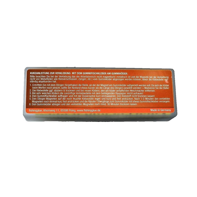 fishingglue.de Stinger Magnet Universal (Pack of 24) for Rubber Bait
