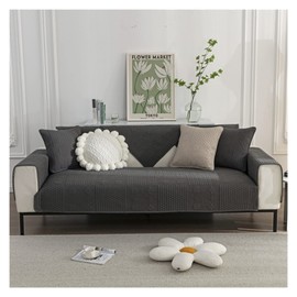 Corner Sofa Bed Cover,Quilted Sofa Slipcover 2/3/4/ Seater Chaise and Couch Seat Cover L Shape Universal Washable Thick Sofa Protector Anti-Slip for Pets Furniture Protective (Color : #14, Size : 11