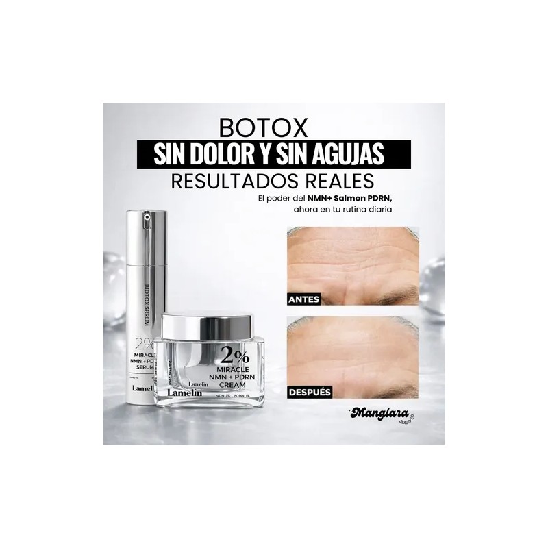 Serum Facial Coreano Lamelin NMN PDRN Biotox Anti-Aging Regenerating Ampoule,