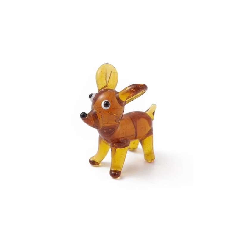 DanLingJewelry 20Pcs Handmade Lampwork Glass Animal Figurines Mixed Styles Glass