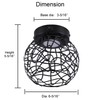 Maichis 12V RV LED Pendant Light Fixture with Built-in Non-Replaceable