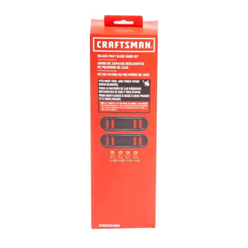 Craftsman SBD Pair of Deluxe Poly Slide Shoes with Hardware