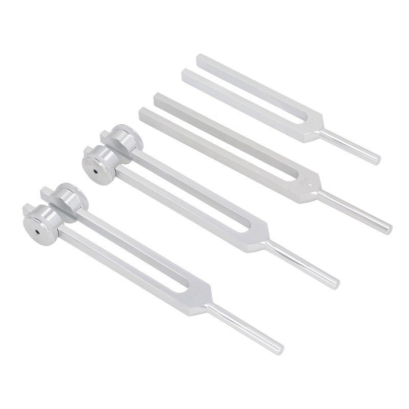 Resonance Tuning Forks Healing Set C128Hz 384Hz C256Hz OM136.1Hz Weighted