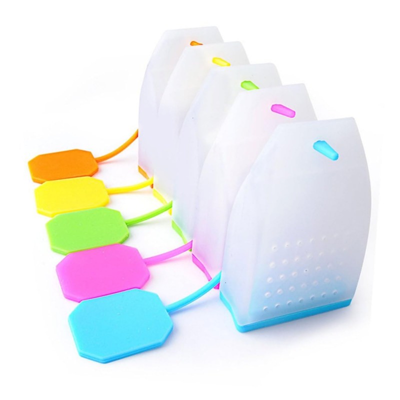 KICHOUSE Wear-Resistant Tea Strainer Bag Reusable Tea Infuser for Loose