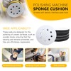 Upgraded Version 5x Sponge Sander Pads, 5 inch 8 Holes