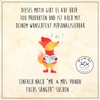Mr. & Mrs. Panda Cosmetic Bag Fox Singer, White, Hand