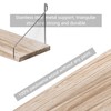 MITIME Floating Shelves Set of 3 Rustic Solid Wood Floating