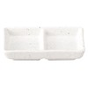 光洋 Ceramic Relish Dish White, 12 cm Stack with 2