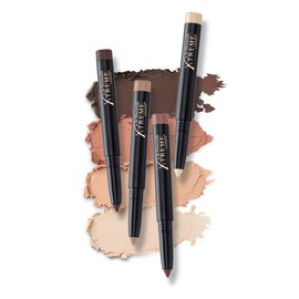 Xtreme Lashes Glideshadow Long Lasting Eyeshadow Stick Matte Neutrals Quad Collection, Chocolate, Sienna, Caramel, Nude, Lightweight Cream to Powder Makeup, No Fallout, Lash Extension Safe