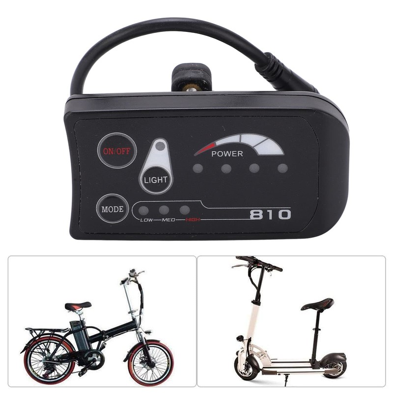 Yctze LED S810 Electric Bicycle Display 36 V Display Plastic
