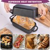 Vanderlume Cast Iron Loaf Pan with Lid 9x5 Inch, 2