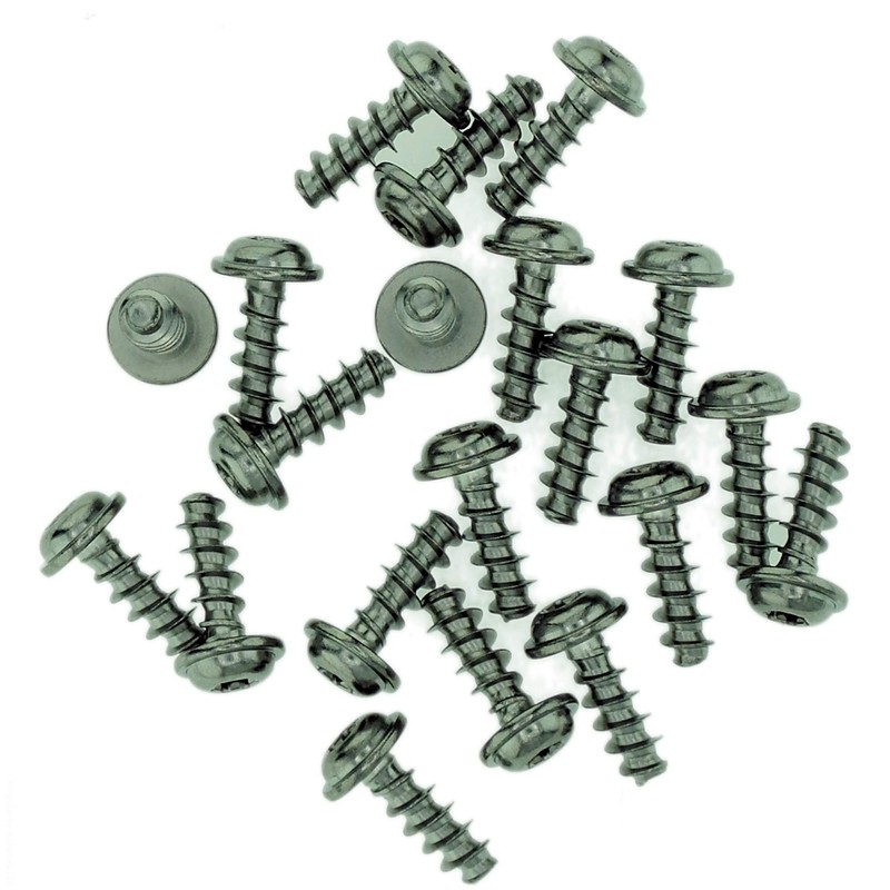 D5 (5mm x 12mm) TX Pan Screws for Plastic (Flanged)