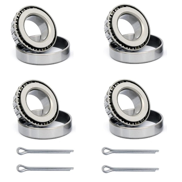 LUKIAKA Trailer Wheel hub Kit LM67048/LM67010 Taper Roller Bearing with