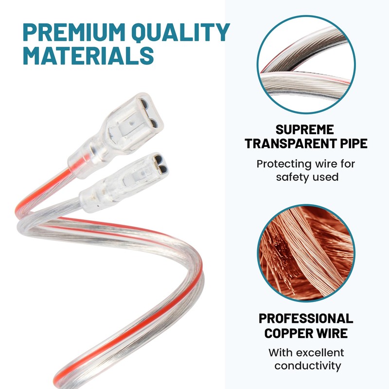 NuIth Car Door Speaker Wire Harness Adapter Connector Compatible with