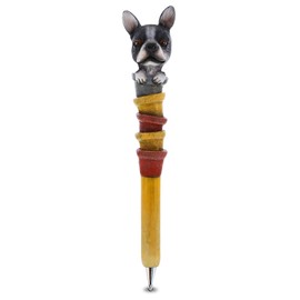 Planet Pens Dog Novelty Pen - Cute, Fun and Unique Kid and Adult Office Supplies Ballpoint Pen, Colorful Dog Writing Instrument for School and Office - Frenchie