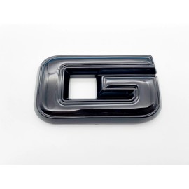 Auto GMC OVERLAY Tailgate Rear Gloss Black GMC Overlay Emblem Badge 2021-2022 Canyon