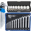 Inch Socket Spanner Set with Hexagonal Combination Spanner