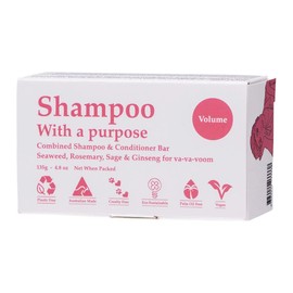 Shampoo with A Purpose Shampoo & Conditioner Bar for Volume Hair, 135 Grams