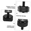 Operitacx 4 Stück Hot Shoe Blitzschuh Adapter Dual Schraube Vielseitiger
