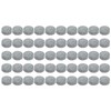 9.5-11 mm Medium Hard Cue Tips - 50 Pieces Leather