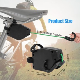 URAQT Bicycle Tow Rope Children, 200 lbs/90 kg Bicycle Traction Rope Pull System for Children and Adults, Portable Outdoor Children's Bicycle Lead, Bike Trailer Towing System for Children, MTB Bike