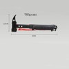 ZONADAH Outdoor Camping Hiking Hammer Mallet Puller for Tent Pegs