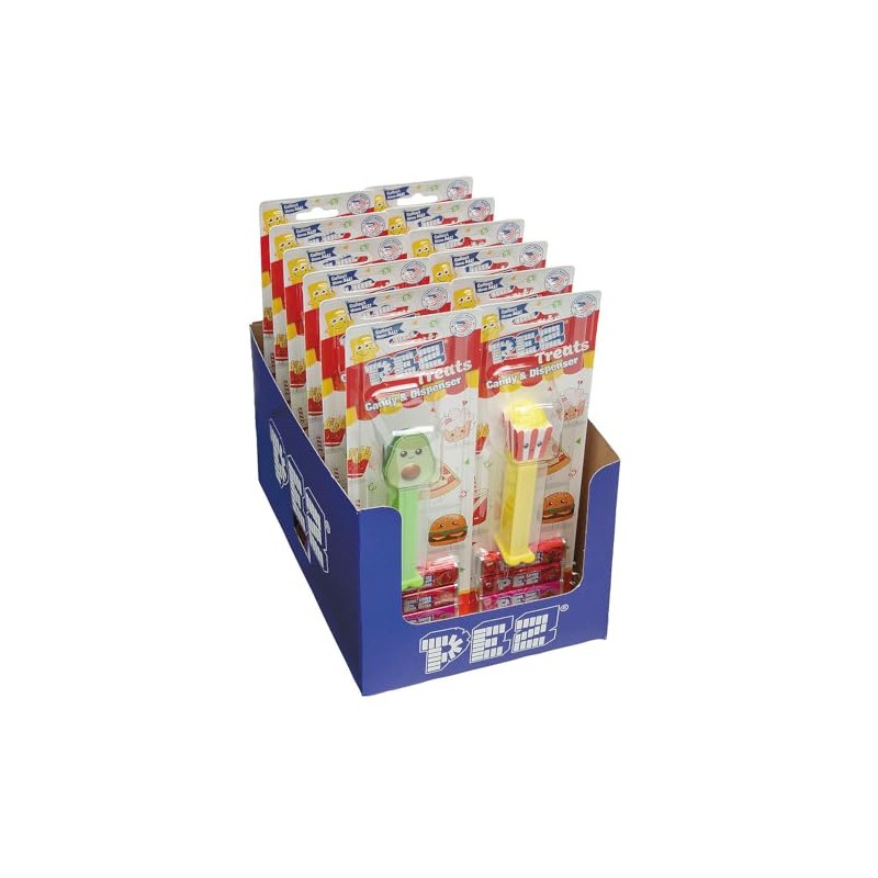 3" Fun Food Characters PEZ Treats Candy & Dispensers -