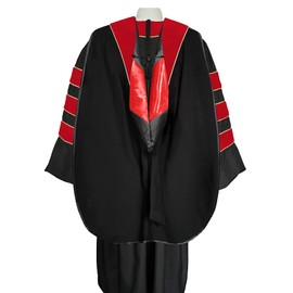 Happy Secret Graduation Doctoral Hood Unisex PhD Academic Hood With Gold Piping