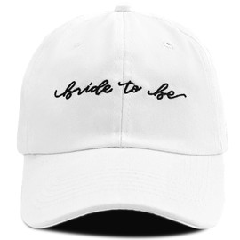 Bride to Be Gifts Hat for Bride, Adjustable Hat for Engagement Bachelorette Party Honeymoon