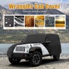 MAIKER Car Cover Waterproof All Weather Compatible with Jeep Wrangler