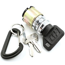 HD Switch Starter Ignition Switch Replaces Club Car ClubCar DS 1012415 Gas Golf Cart 83.5 to 95 with 1 Upgraded Umbrella Key & 2 Standard Keys Free Carabiner