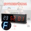PELLOR Fitness Timer 1.8 Inch Portable LED Fitness Timer, Digital
